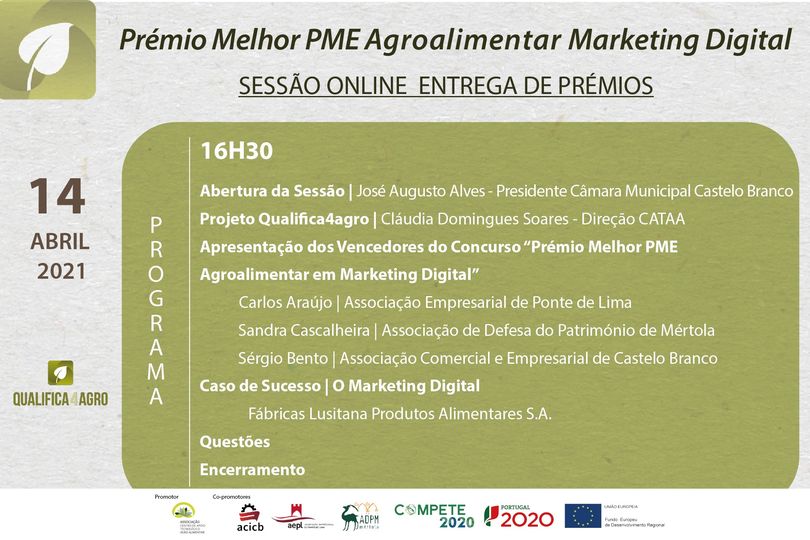 Qualifica4Agro premeia PMEs agroalimentares inovadoras no