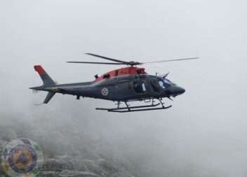 Queda de uma aeronave simulada na Serra da Estrela em exercício de busca e salva