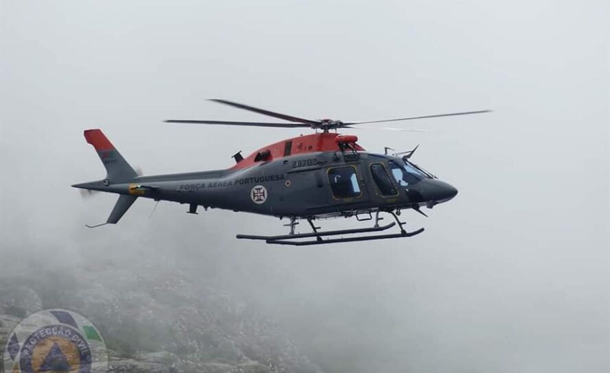 Queda de uma aeronave simulada na Serra da Estrela em exercício de busca e salva