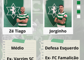 Sporting da Covilhã anuncia regresso de Zé Tiago e contratação de Jorginho