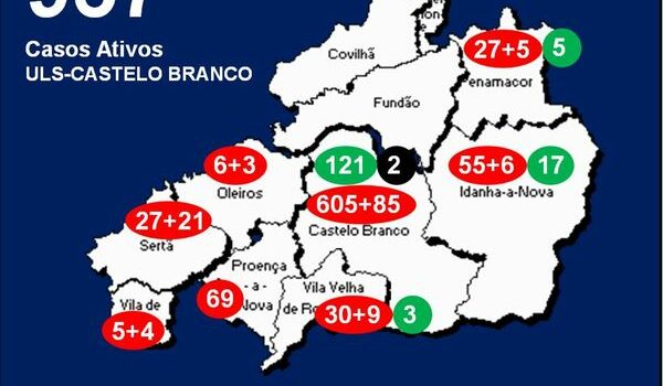 ULS-Castelo Branco com 957 casos ativos