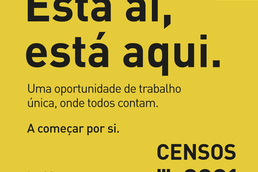 Vêm aí os Censos 2021.