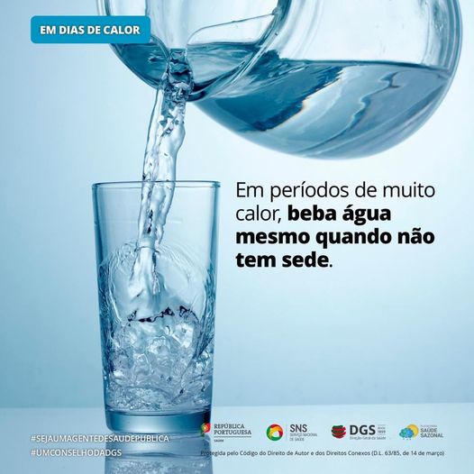 Em dias de temperaturas elevadas