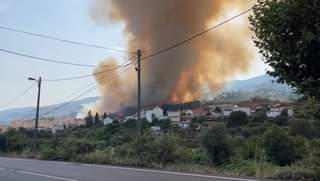 Incêndio na Covilhã