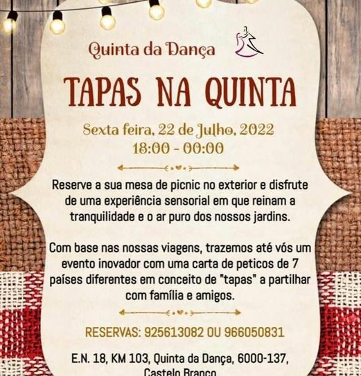 Tapas na Quinta - Castelo Branco