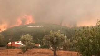 Imagens dos Incêndios de Bêco e Dornes