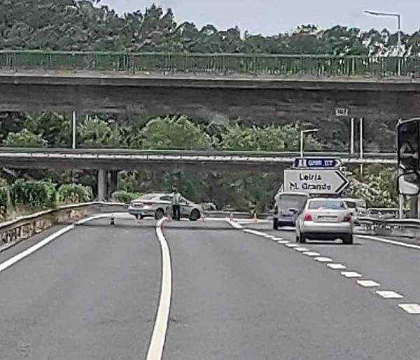 A1 CORTADA devido ao Incêndio Rural em Leiria