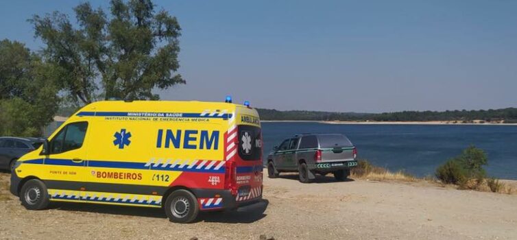 Acidente com moto de água em Montargil