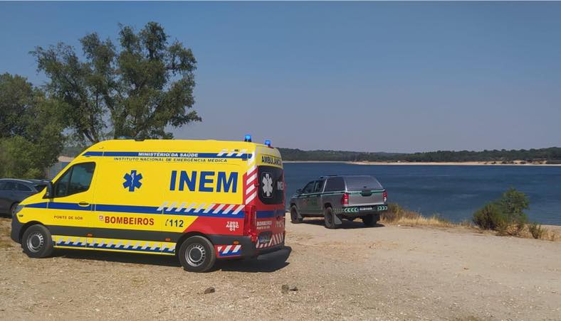 Acidente com moto de água em Montargil