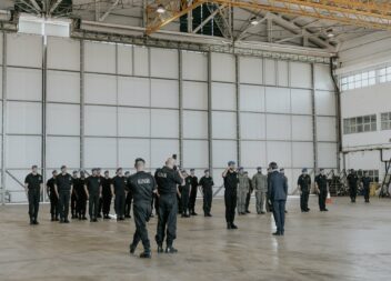 Chegada da Força da GNR ao Kosovo