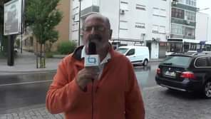 Chove com intensidade em Castelo Branco