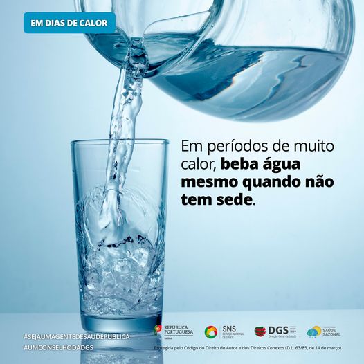 Em dias de temperaturas elevadas