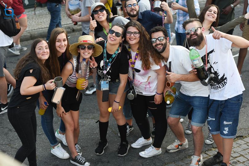 Enterro do Caloiro em Castelo Branco