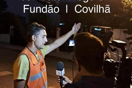 Fogo na Fatela avançou 2,5 km/h