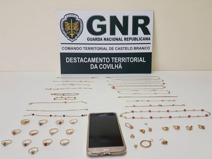 GNR recupera ouro furtado em residência