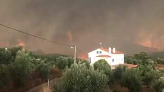 Imagens dos Incêndios de Bêco e Dornes