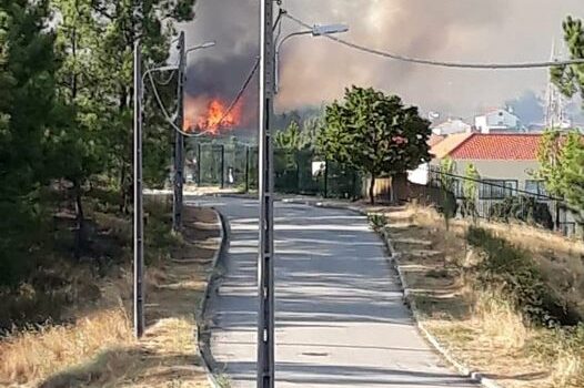 Incêndio em São Vicente da Beira
