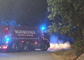 Incêndio rural em Castelo Branco