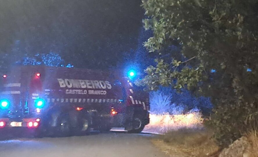 Incêndio rural em Castelo Branco