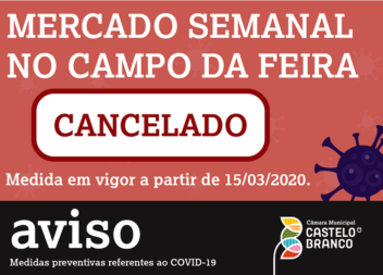 Informa-se que a partir de amanhã, o mercado semanal que decorre no Campo da Fei