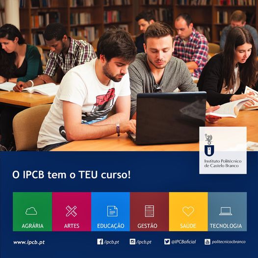 Já segues o Politécnico de Castelo Branco nas redes sociais?