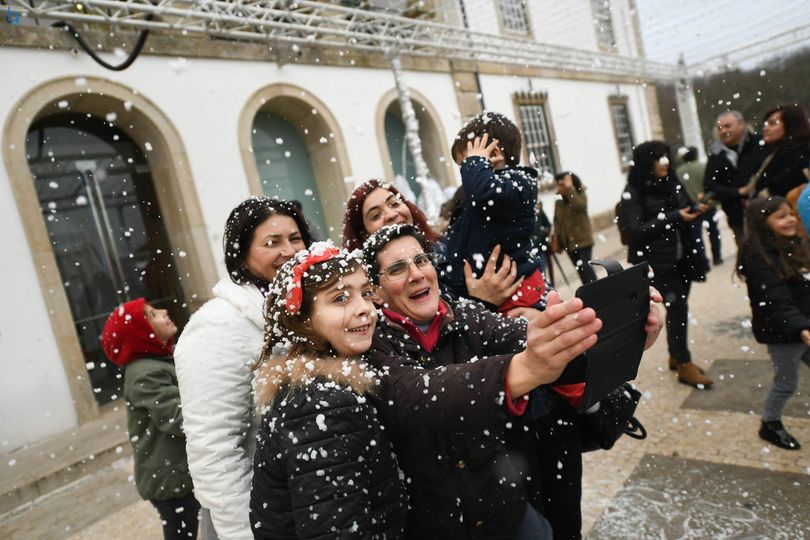 Mais uma atividade no Natal branco em Castelo Branco, na tarde de sábado