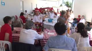 Mulheres benfiquistas de Cebolais de Cima em convívio