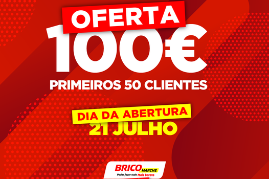 O Bricomarché Fundão abre dia 21 e vai oferecer aos primeiros 50 clientes com co