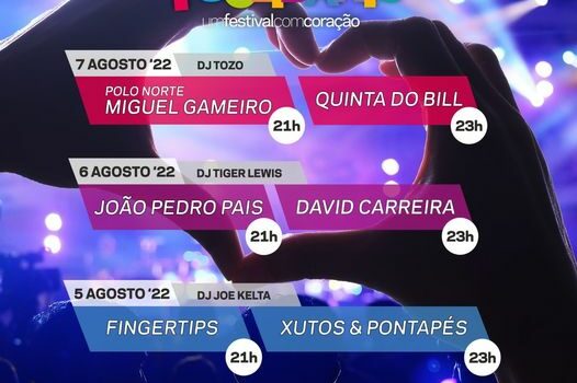 O Festival Mais Solidário2022 realiza-se de 5 a 7 de agosto, em Castelo Branco,