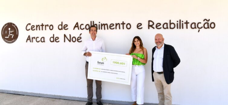O Fórum Castelo Branco doou 1.900,60€ para a Associação de Apoio à Criança do Di