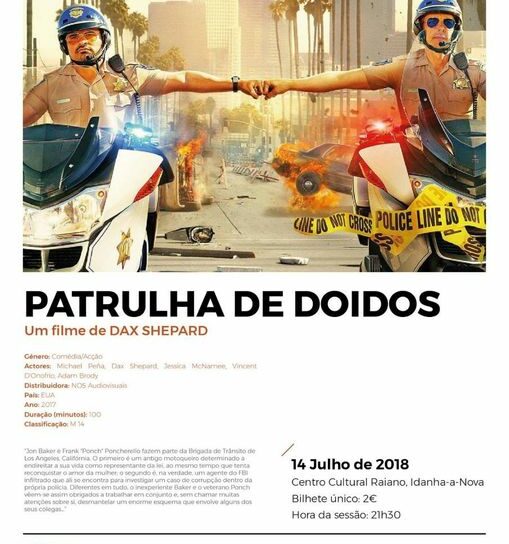 “Patrulha de Doidos” no CCR a 14 de julho