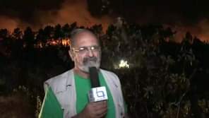 Presidente da Câmara de Castelo Branco, Luís Correia, está no terreno, no local