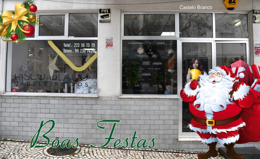 Risco ao Lado Cabeleireiros deseja a todos os seus clientes e amigos votos de um