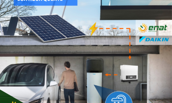Sistema inovador de água quente com energia gratuita do sol