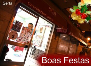 Supermercado Cidália Branco na Sertã, desejas as Boas Festas