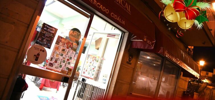 Supermercado Cidália Branco na Sertã, desejas as Boas Festas