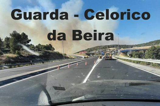 Troço da A25 cortada ao trânsito