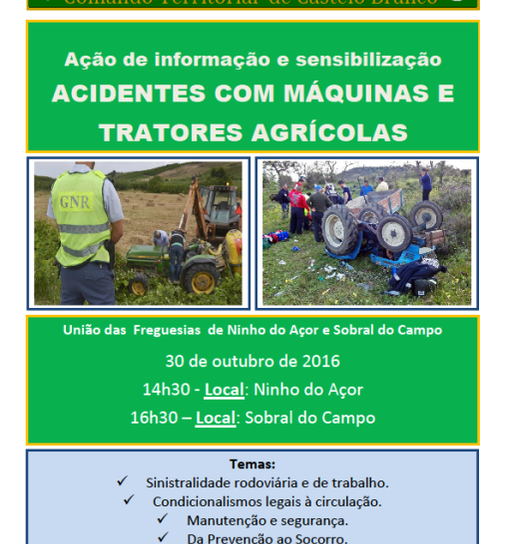 Acidentes com máquinas e tratores agrícolas