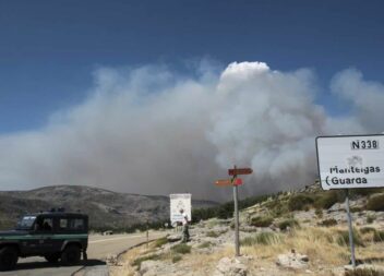 Incêndio na Covilhã