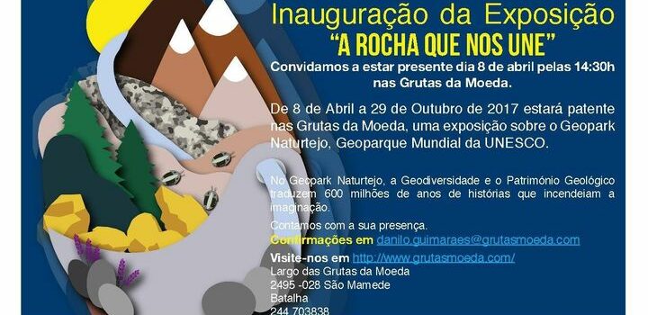 A inauguração da Exposição “Geopark Naturtejo A Rocha que nos une”, nas Grutas d