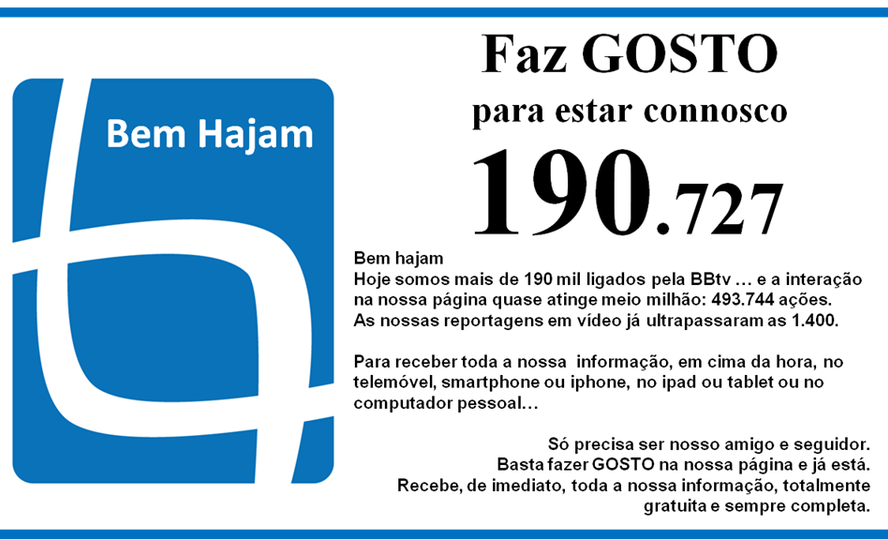 Aqui registamos a nossa gratidão a todos vós pelo apoio ao nosso projeto e pela