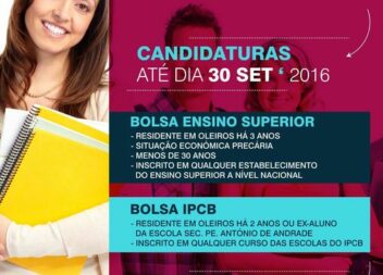 Bolsas de estudo com candidaturas até ao fim do mês