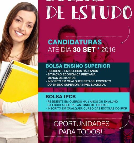 Bolsas de estudo com candidaturas até ao fim do mês
