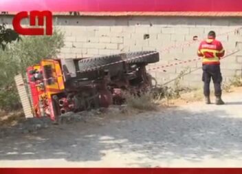 Bombeiro ficou ferido num despiste no combate ao fogo no Sabugal