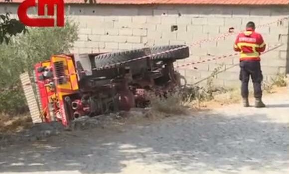 Bombeiro ficou ferido num despiste no combate ao fogo no Sabugal