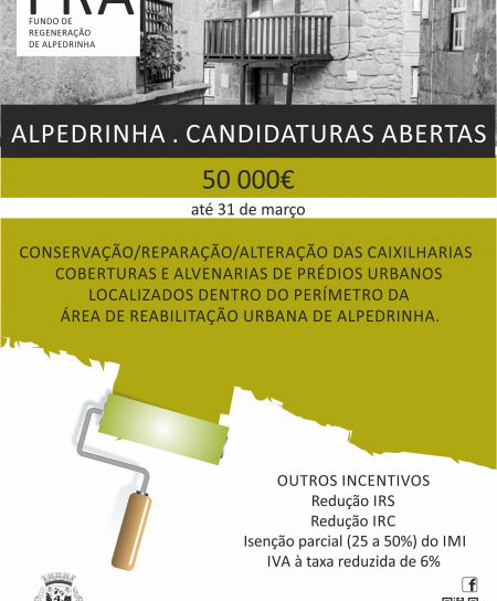 Candidaturas até dia 31 de março