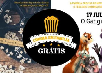 Cinema com entrada gratuita