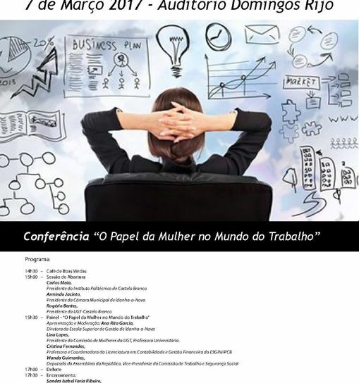 Conferência na ESGIN/IPCB