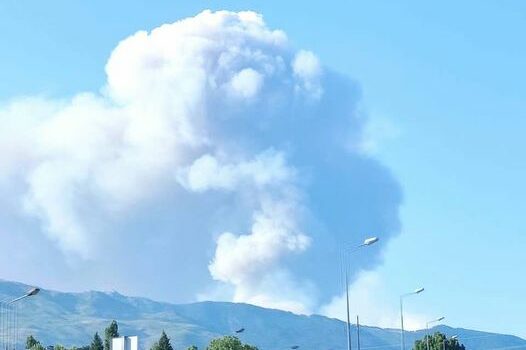 Continua ativo o incêndio na Covilhã