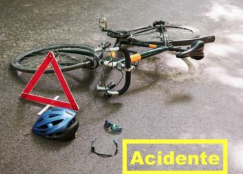Despiste de velocípede na Sertã